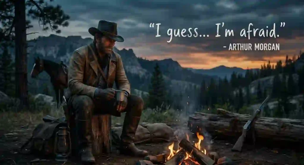 arthur morgan quotes sad