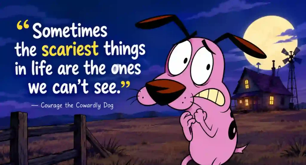 courage the cowardly dog quotes