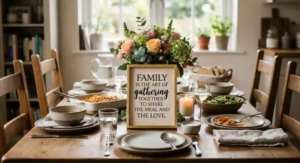 family eating together quotes