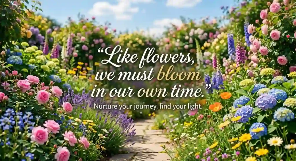 flower inspirational quotes