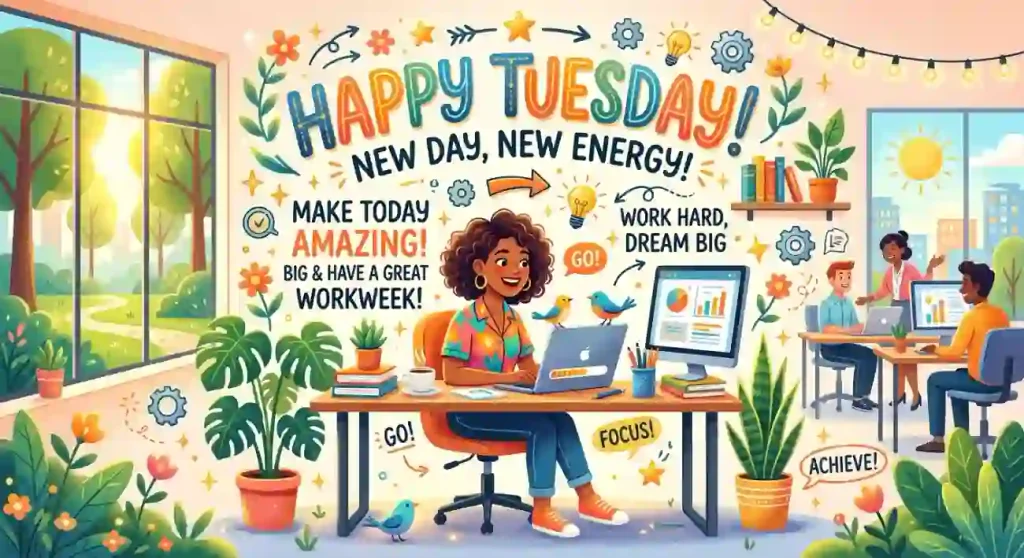 happy tuesday motivational quotes for work