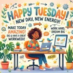 happy tuesday motivational quotes for work